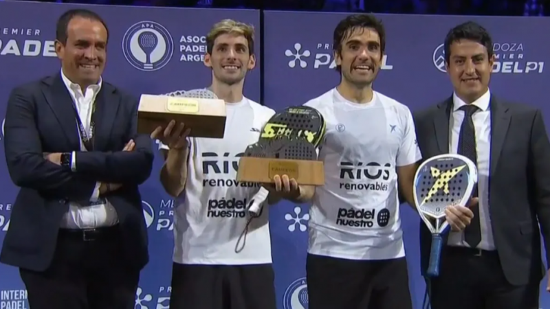Stupackzuk-Lima se consagraron campeones del Mendoza Premier Pádel